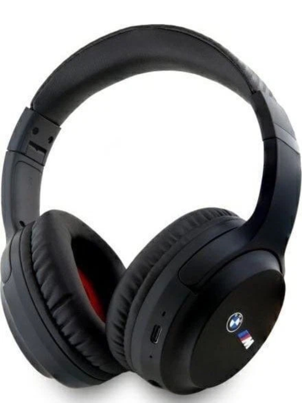 BMW Black Wireless Over-Ear Headphones with Logo